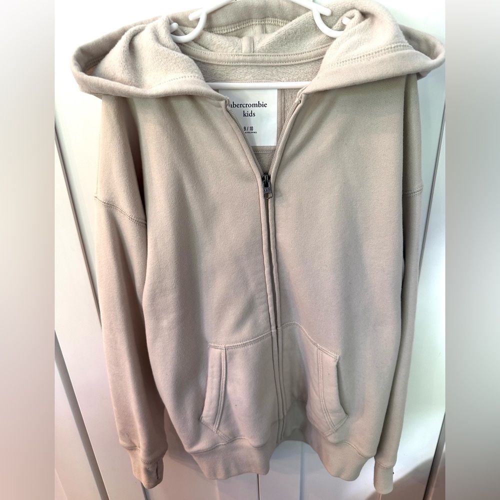 Abercrombie Kids Light Tan Zip-Up